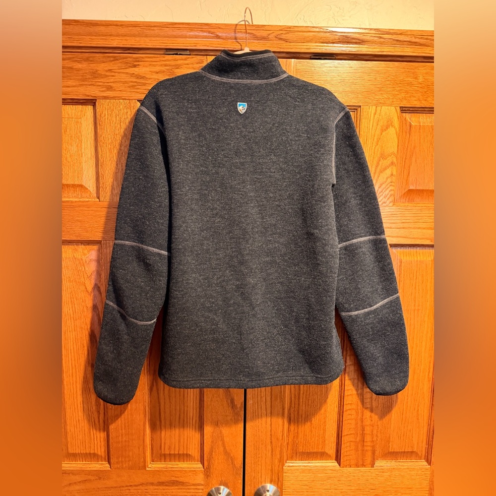 Kuhl Men's Charcoal Zip-Up Sweater - Picture 2 of 7